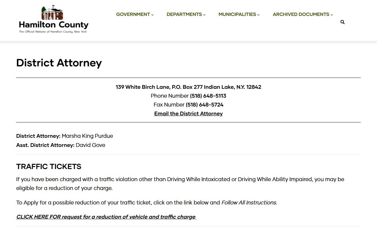 Hamilton County District Attorney prosecution records after arrest
